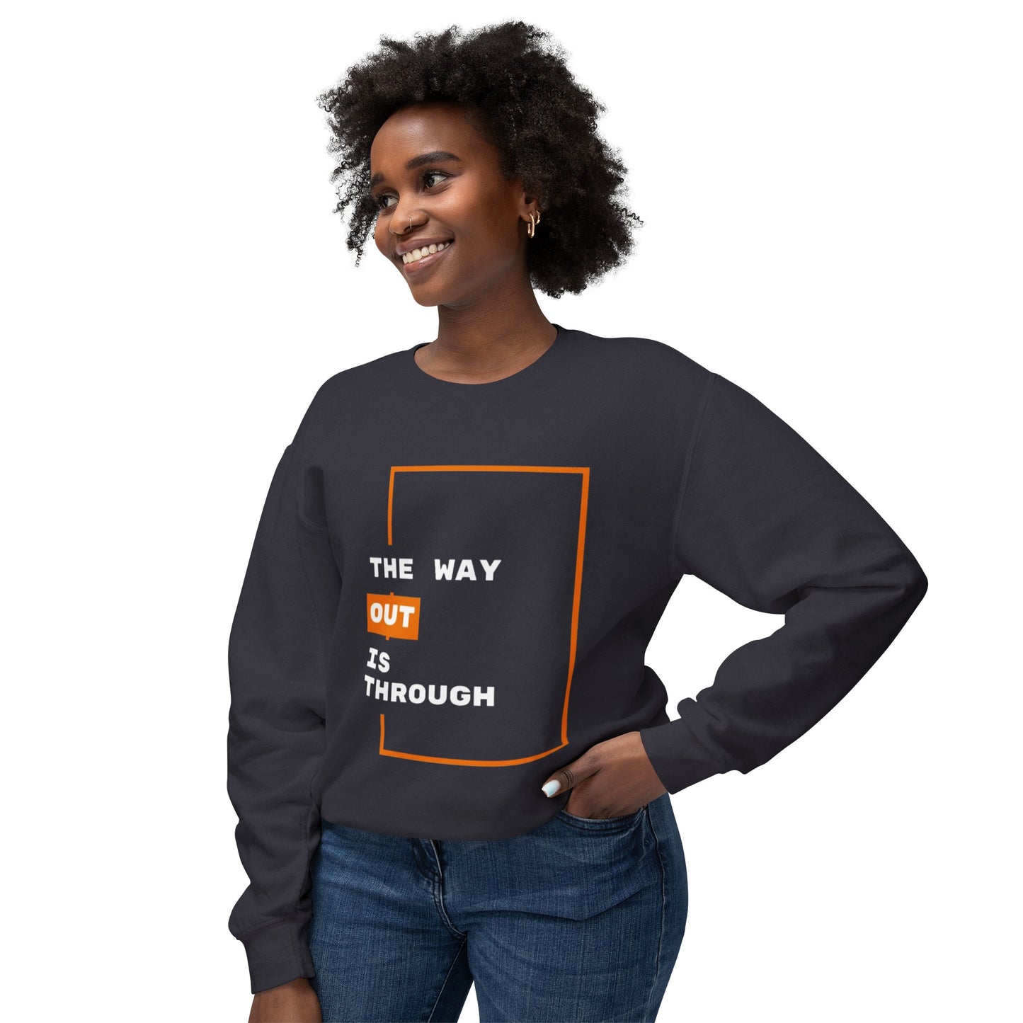 The Way Out Unisex Lightweight Crewneck Sweatshirt |