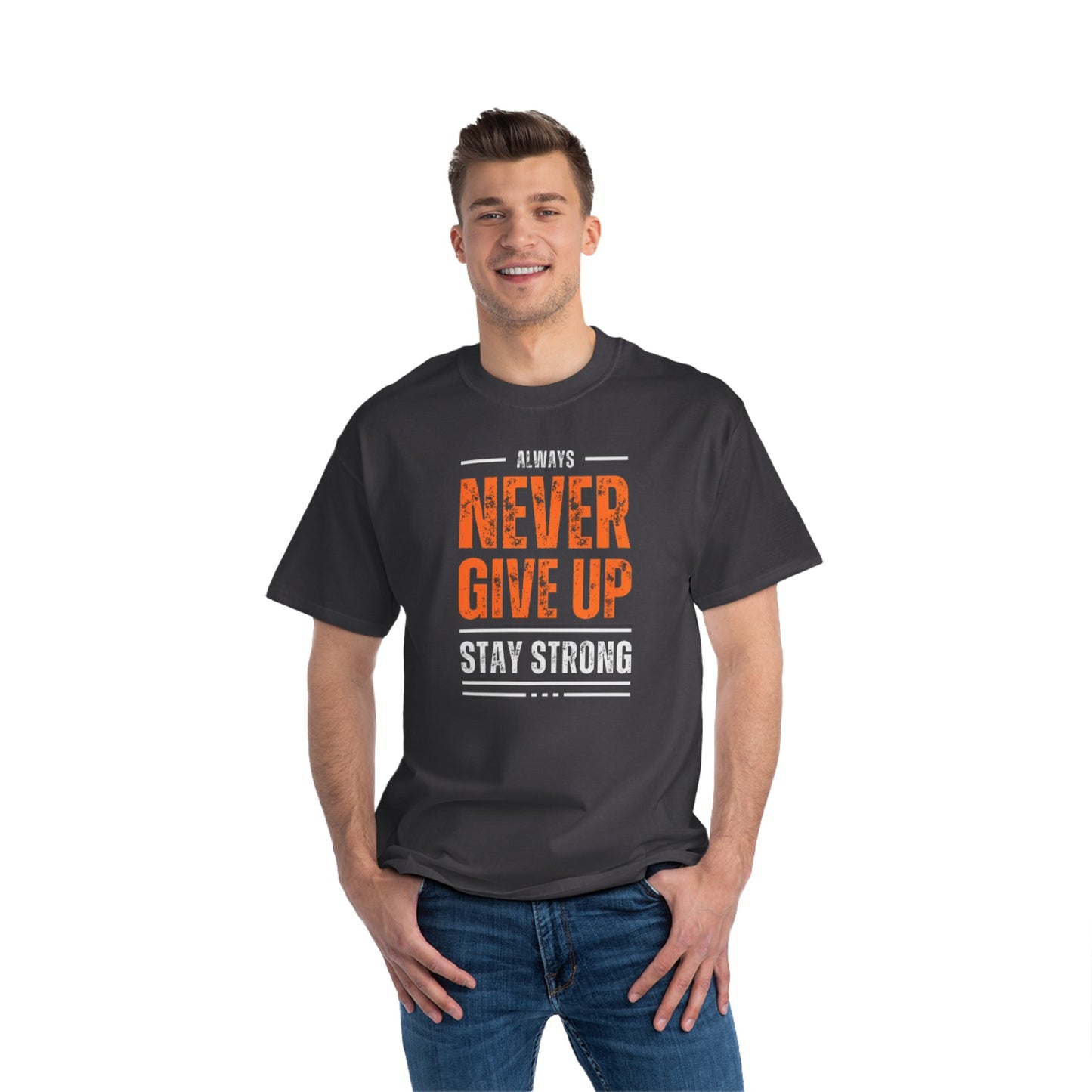 Never Give Up  Short-Sleeve T-Shirt | Custom Never Give up shirt