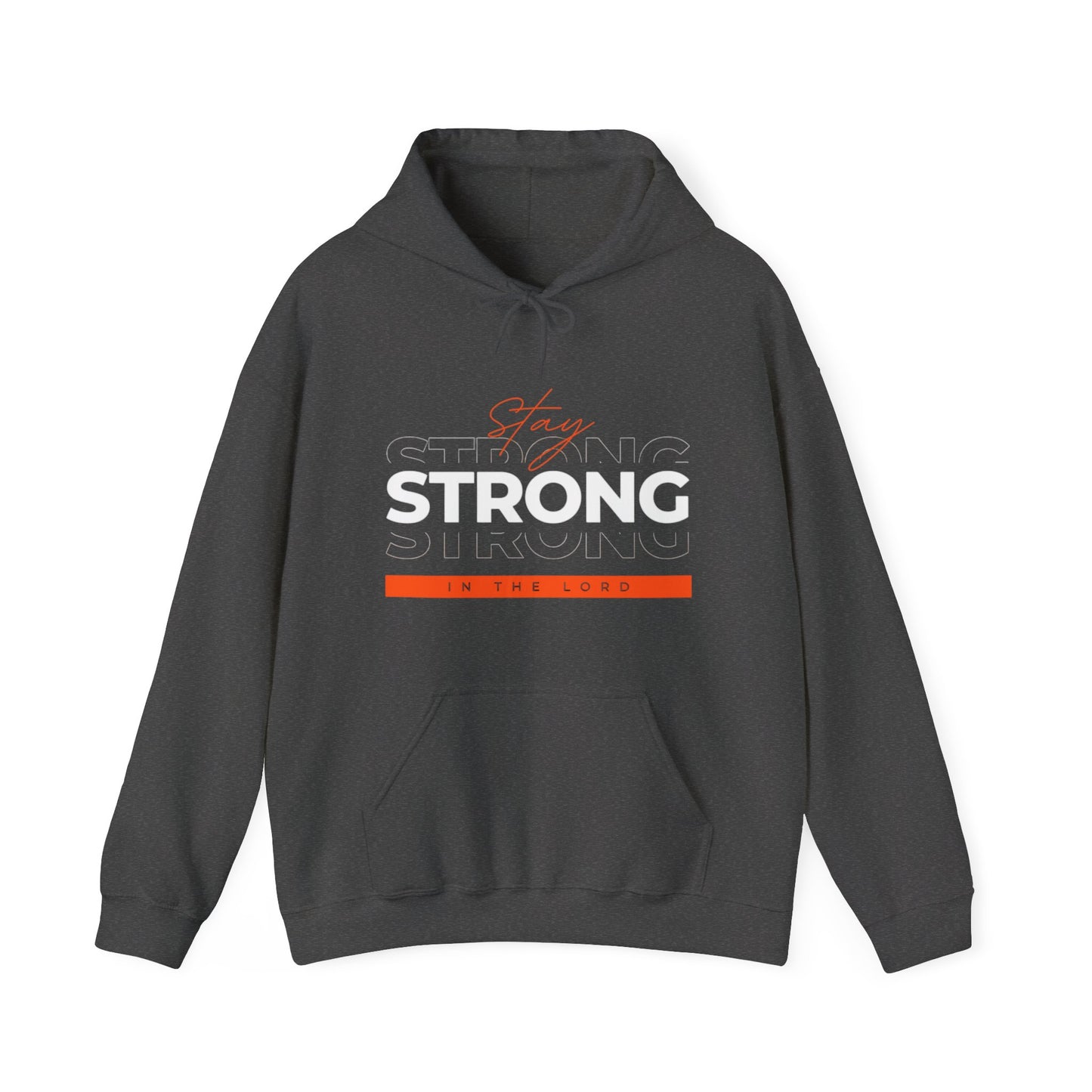 Stay Strong in Thy Lord Unisex Heavy Blend Hooded Sweatshirt | Jesus Hoodie