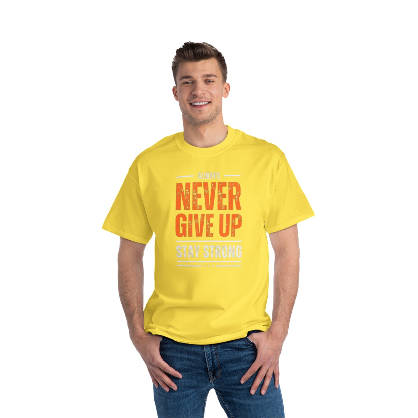 Never Give Up  Short-Sleeve T-Shirt | Custom Never Give up shirt