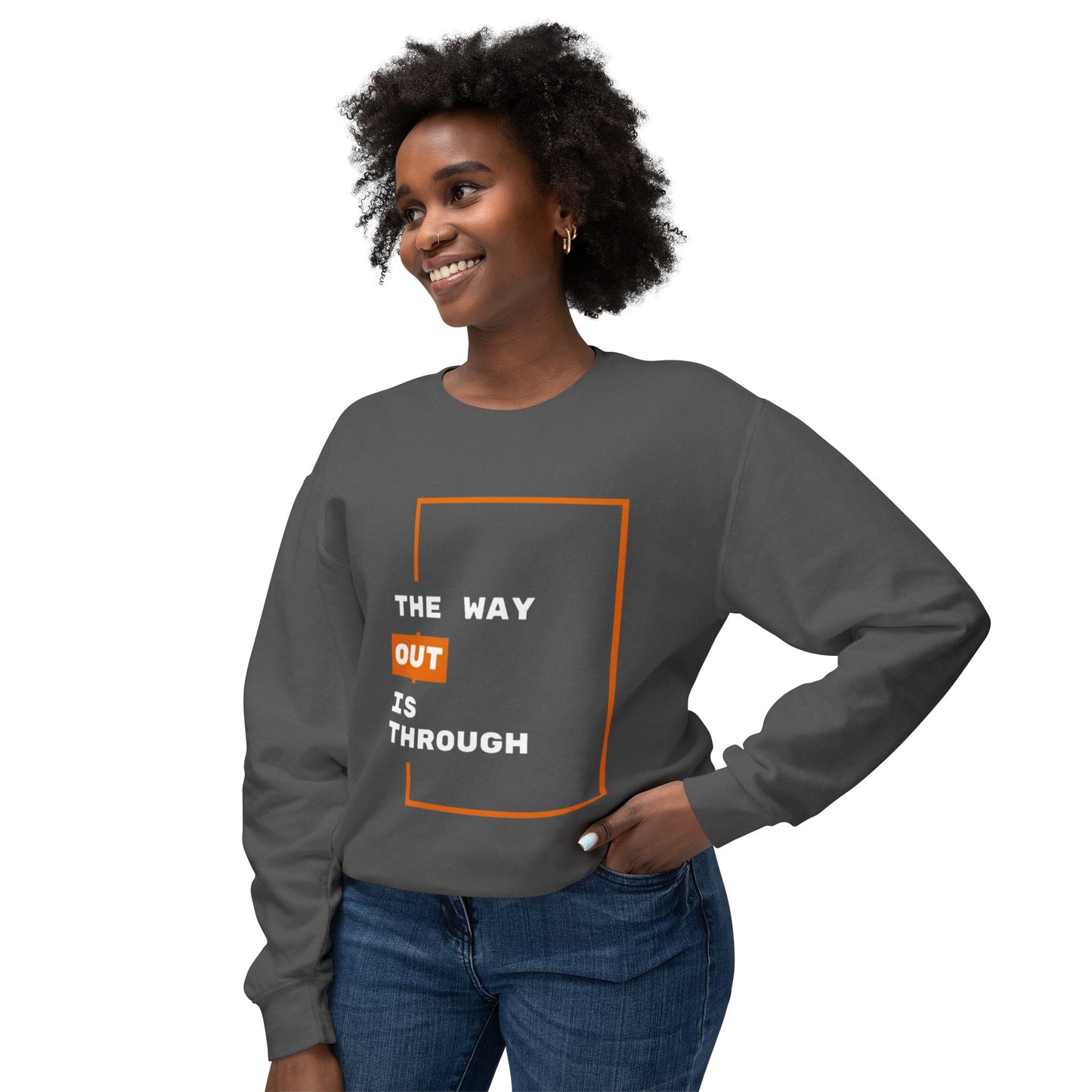 The Way Out Unisex Lightweight Crewneck Sweatshirt |