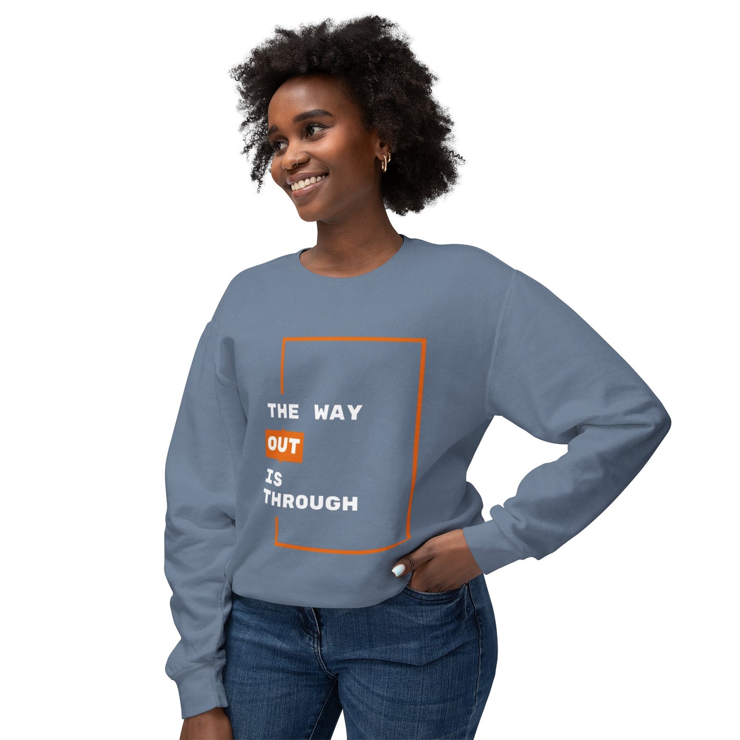 The Way Out Unisex Lightweight Crewneck Sweatshirt |