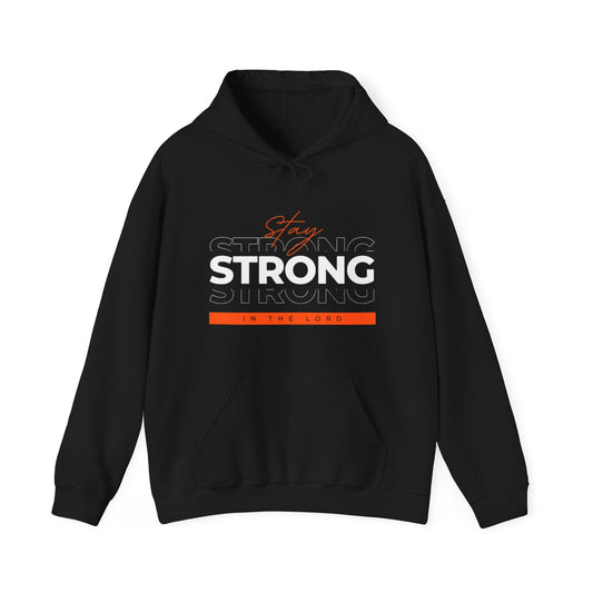 Stay Strong in Thy Lord Unisex Heavy Blend Hooded Sweatshirt | Jesus Hoodie